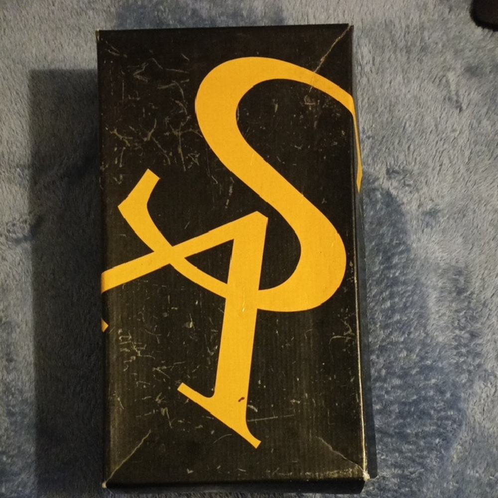 Stacy Adams Black and Tan Genuine Snake
